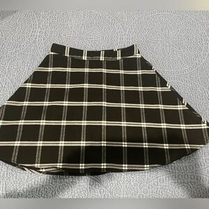 Old Navy Plaid Flare Mini Skirt